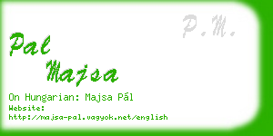 pal majsa business card